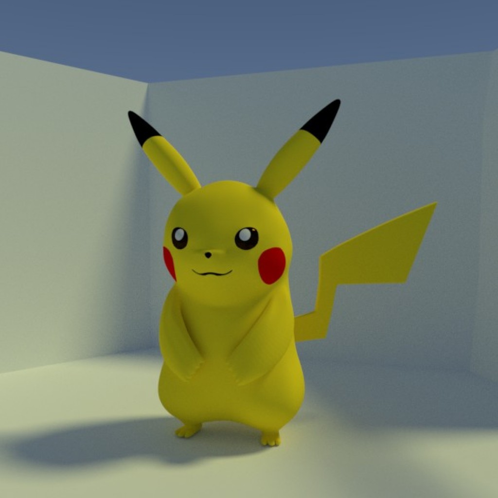 Pikachu 3D model preview image 1